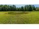 View of a small, grassy pond in the backyard at 806 Appii Rd, Moncks Corner, SC 29461