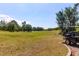 View of the lush green fairway with a golf cart parked, showing the course's natural beauty at 100 Cheshire Dr, Goose Creek, SC 29445