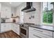Kitchen with white cabinets, stainless steel appliances, and natural light at 105 Bobcat Ln, Ravenel, SC 29470