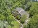 Aerial view of a charming home with mature trees and a well-manicured lawn at 109 Fort St, Summerville, SC 29485