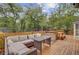 Spacious deck with lounge seating and picnic table, creating an ideal outdoor living space at 109 Fort St, Summerville, SC 29485