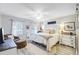 Serene main bedroom with a comfortable bed, soft lighting, and stylish decor, creating a relaxing retreat at 109 Fort St, Summerville, SC 29485