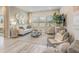 Cozy living room with neutral tones, modern decor, and lots of natural light at 109 Indigo Cove Blvd, Summerville, SC 29486