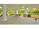 Covered picnic area with ample seating offers a comfortable and convenient gathering space for residents at 1103 Cates Ct, Summerville, SC 29483