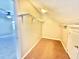 Angled walk-in closet with metal shelving and neutral carpeting provides lots of storage space at 112 Lake Jogassee Dr, Summerville, SC 29485