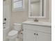 Bright bathroom featuring white cabinets, granite countertops, toilet and tub/shower combo at 117 Harbor Trace Ln, Summerville, SC 29486