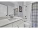 Clean bathroom featuring a single vanity, tub/shower combo, and modern finishes at 1182 Welcome Dr Dr, Mount Pleasant, SC 29464