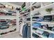 Spacious walk-in closet with custom shelving provides ample storage at 1182 Welcome Dr Dr, Mount Pleasant, SC 29464