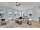 Bright living room with hardwood floors, comfortable seating and abundant natural light at 1182 Welcome Dr Dr, Mount Pleasant, SC 29464