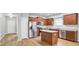 Updated kitchen featuring stainless steel appliances and a center island at 121 Ancestry Ln, Moncks Corner, SC 29461