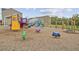 Vibrant community playground with swings, slides, and various play structures for enjoyment at 121 Ancestry Ln, Moncks Corner, SC 29461