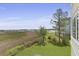 Exterior view of backyard with grass and trees that overlook the waterfront and neighborhood pier at 1216 Rivers Reach Dr, Charleston, SC 29492