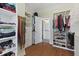 Walk-in closet with custom shelving and drawers offers generous storage and organization at 1216 Rivers Reach Dr, Charleston, SC 29492