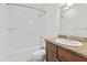 Bathroom featuring a shower-tub combo with modern fixtures and a vanity at 1240 Fairmont Ave # 22, Mount Pleasant, SC 29464