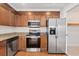 Well-equipped kitchen with stainless steel appliances and granite countertops at 1240 Fairmont Ave # 22, Mount Pleasant, SC 29464