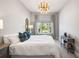 Bright bedroom featuring a large window, neutral tones, and stylish decor at 125 Integrity Ln, Charleston, SC 29492