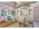 Quirky basement bathroom with rustic decor, open fixtures and unique design elements at 1308 Divot Ct, Mount Pleasant, SC 29466