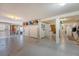 Large basement offers versatile space with lattice walls, storage and easy outdoor access at 1308 Divot Ct, Mount Pleasant, SC 29466