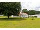 Lush green backyard featuring a well-maintained lawn and mature trees at 160 Syrr Run Rd, Saint George, SC 29477