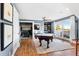 This game room features a pool table, a home theater, and ocean views at 1635 Bull Creek Ln, Charleston, SC 29414