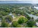Beautiful aerial view of a stunning coastal home with lush green landscape and picturesque marsh views at 1648 Secessionville Rd, Charleston, SC 29412