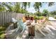 Firepit area with multiple chairs and river view at 1648 Secessionville Rd, Charleston, SC 29412