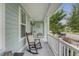 Inviting front porch with rocking chair offering a relaxing outdoor space at 1822 Grovehurst Dr, Charleston, SC 29414