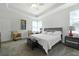 Bright main bedroom featuring neutral decor, ample natural light, and comfortable furnishings at 201-B Mcmakin Dr, Summerville, SC 29483