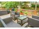 Back deck with comfortable seating and storage box, ideal for outdoor relaxation and entertainment space at 2701 Four Winds Pl, Mount Pleasant, SC 29466