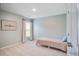 A bedroom featuring light green walls, carpet, and a bed at 309 Squire Pope Rd Rd, Summerville, SC 29486