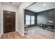 Bright living room featuring wood floors, gray wall, and natural light at 309 Squire Pope Rd Rd, Summerville, SC 29486