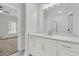 Bathroom features a large mirror, modern vanity, and contemporary fixtures, creating a spa-like atmosphere at 3222 Pinewood Dr, Ladson, SC 29456