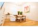 Dining area with hardwood floors, modern furniture, and natural light at 3707 Gambrill Ln, Mount Pleasant, SC 29466