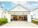 Spacious garage with ample storage for vehicles, bikes, and other equipment, perfect for the active homeowner at 3707 Gambrill Ln, Mount Pleasant, SC 29466