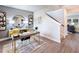 Well-lit home office space with elegant decor and contemporary furnishings at 421 Radiant Blue Way, Summerville, SC 29486