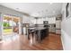 Open concept kitchen with a large island and access to the outdoor patio at 535 Crossland Dr, Moncks Corner, SC 29461