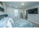 Inviting bedroom with a comfortable bed, soft linens, natural light, and a peaceful ambiance for relaxing evenings at 618 Ravensridge Ln, Moncks Corner, SC 29461