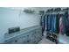 Walk-in closet featuring shelving and hanging storage for organizing clothes, shoes, and accessories at 618 Ravensridge Ln, Moncks Corner, SC 29461
