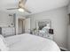 Bedroom with hardwood floors, ceiling fan, and dresser at 700 Daniel Ellis Dr # 10305, Charleston, SC 29412