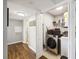 Well-organized laundry area with modern washer and dryer at 700 Daniel Ellis Dr # 10305, Charleston, SC 29412