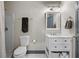 This bathroom has a single vanity and a shower/tub combination at 8453 Charleston Hwy, Walterboro, SC 29488