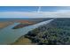 Gorgeous aerial view of the river and coastal landscape with access to the ocean at 0 Doar Rd, Awendaw, SC 29429