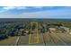 Aerial view highlighting waterfront lot outlined in yellow, ready for building a private oasis with dock access at 0 Doar Rd, Awendaw, SC 29429