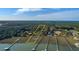 Aerial view of a waterfront lot outlined in yellow, ready for a custom-built home with private dock access at 0 Doar Rd, Awendaw, SC 29429
