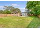 Green backyard featuring a privacy fence, a well-maintained lawn, and space for outdoor living at 1 Bossis Dr, Charleston, SC 29407