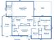 Detailed first floor plan showing layout with dimensions for the kitchen, bedrooms, living areas, and patio at 1 Bossis Dr, Charleston, SC 29407