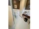 Bathroom featuring a toilet, vanity with sink, and shower with patterned curtain at 104 Silverhill Rd, Walterboro, SC 29488