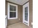 Back porch featuring a window and door at 110 Instructor Ct, Ladson, SC 29456