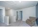 Hallway featuring a lounge chair, carpeted floors and a view of doorways at 124 Bright Meadow Rd, Summerville, SC 29483