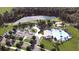 Aerial view of resort style community amenities including pickleball, dog park and resort style pool at 135 Lilac Grove Way, Summerville, SC 29486